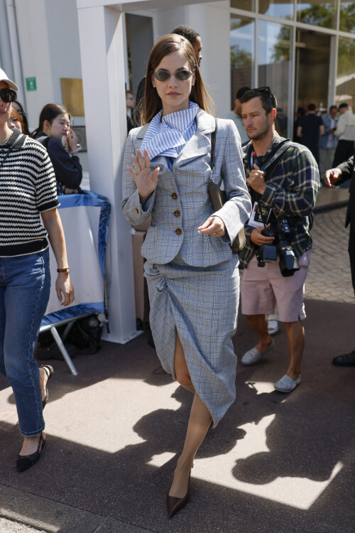Barbara Palvin is spotted at Hotel Martinez ahead the 78th annual Cannes Film Festival on May 21, 2025 in Cannes, France. Photo by Marco Piovanotto/ABACAPRESS.COM
