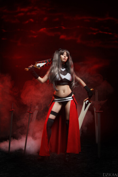 01 fate stay night rin tohsaka archer ver cosplay by disharmonica da029in
