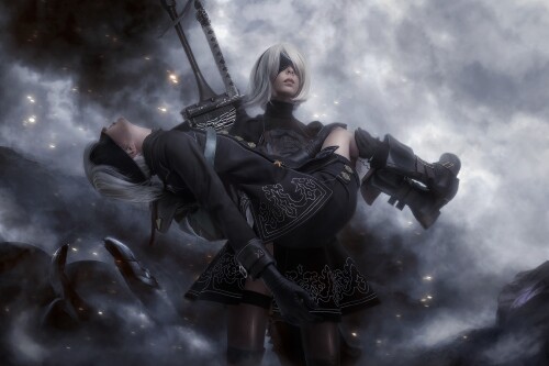01 nier automata 2b and 9s cosplay by disharmonica dbz7lyr