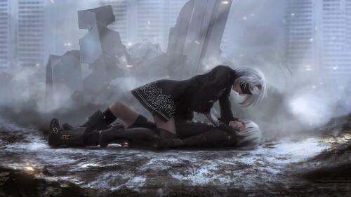 03 nier automata 2b and 9s cosplay by disharmonica dci8k4p