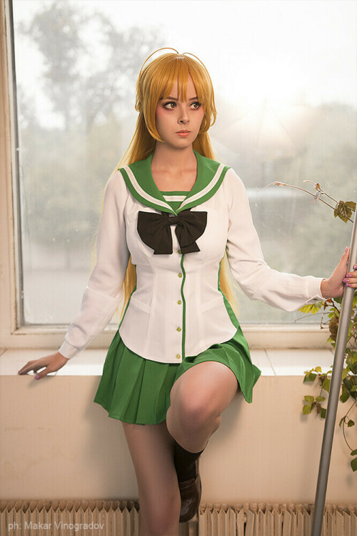 04 highschool of the dead rei and saeko cosplay by disharmonica dbzz2bl