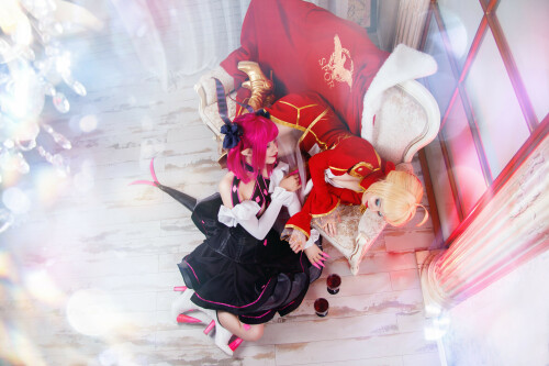 05 saber nero and lancer bathory by disharmonica d9hta4b