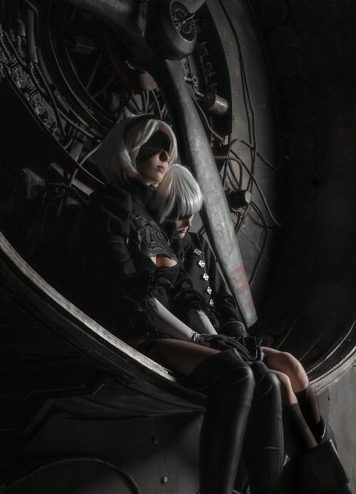 08 nier automata 2b and 9s cosplay by disharmonica dci8k51
