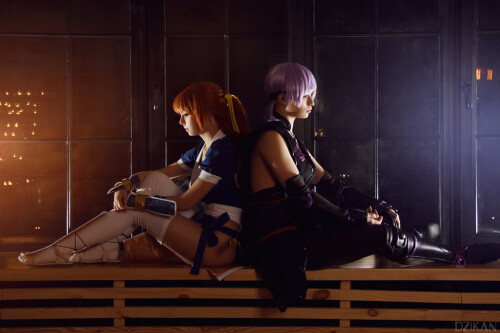 09 dead or alive 5 kasumi and ayane cosplay by disharmonica dbbajna