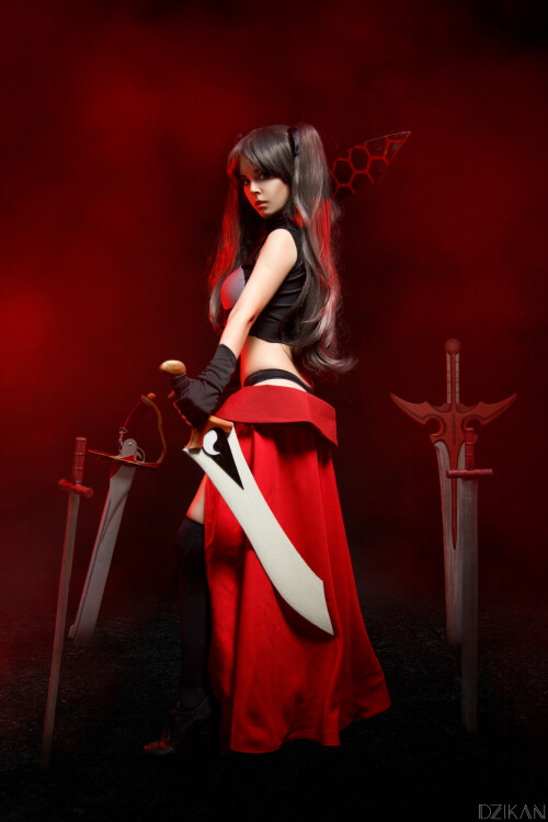 09 fate stay night rin tohsaka archer ver cosplay by disharmonica da029mp