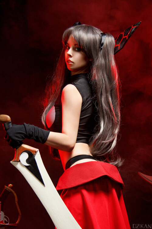 10 fate stay night rin tohsaka archer ver cosplay by disharmonica da029n6