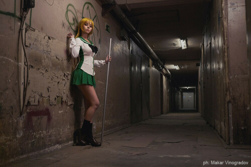 10 highschool of the dead rei and saeko cosplay by disharmonica dbzz2i6