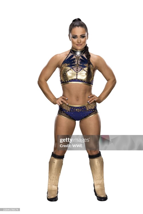 CORPUS CHRISTI, TEXAS- JUNE 17: (EDITOR'S NOTE: Image has been retouched.) WWE Superstar Lyra Valkyria poses for photos on June 17, 2024 in Corpus Christi, Texas.  (Photo by Scott Brinegar/WWE via Getty Images)
