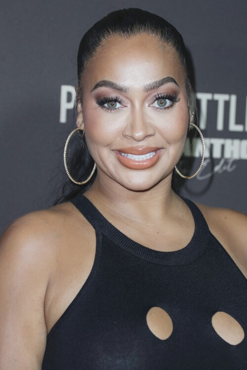 HOLLYWOOD, LOS ANGELES, CALIFORNIA, USA - NOVEMBER 01: Television personality La La Anthony arrives at the PrettyLittleThing La La Anthony EDIT Launch Party held at Beauty and Essex at Dream Hollywood Hotel on November 1, 2021 in Hollywood, Los Angeles, California, United States. (Photo by Xavier Collin/Image Press Agency/Sipa USA)/35883692//2111021116