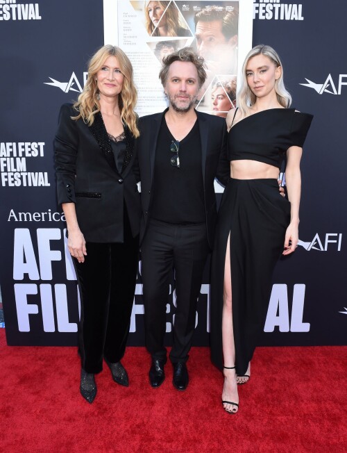 Laura Dern, Florian Zeller, Vanessa Kirby at the AFI Fest screening of "The Son" held at TCL Chinese Theatre on November 5, 2022 in Los Angeles, California. (Photo by Gilbert Flores/Variety via Getty Images)