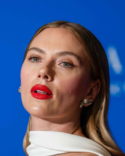 Actress Scarlett Johansson attends the 2024 White House Correspondents Dinner at the Washington Hilton in Washington, DC on April27, 2024. (Photo by Annabelle Gordon/Sipa USA)