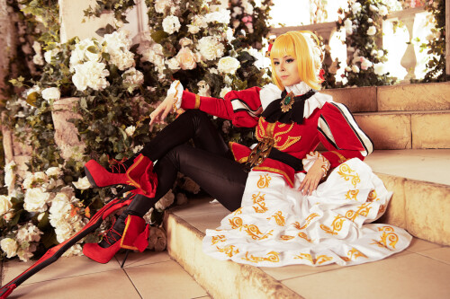 12 fate extella saber nero cosplay by disharmonica dcgin5v