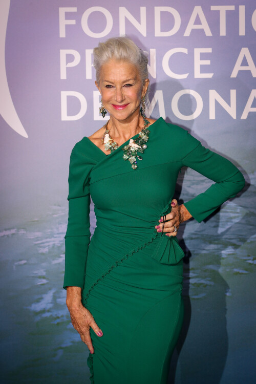 Helen Mirren attend the Monte-Carlo Gala For Planetary Health on September 24, 2020 in Monte-Carlo, Monaco.