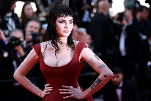 Mandatory Credit: Photo by CLEMENS BILAN/EPA-EFE/Shutterstock (15313649u)Cara Delevingne attends the premiere of 'The History of Sound' during the 78th annual Cannes Film Festival, in Cannes, France, 21 May 2025. The film festival runs from 13 to 24 May 2025.The History of Sound - Premiere - 78th Cannes Film Festival, France - 21 May 2025