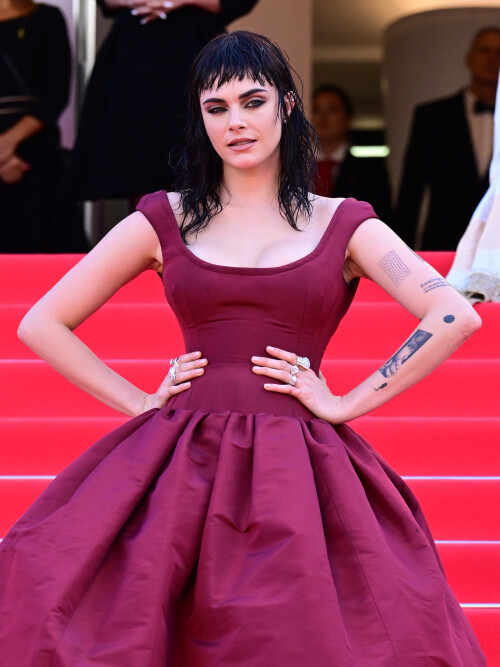 Mandatory Credit: Photo by Anthony Harvey/Shutterstock (15311841m)Cara Delevingne'The History of Sound' premiere 78th Cannes Film Festival, France - 21 May 2025