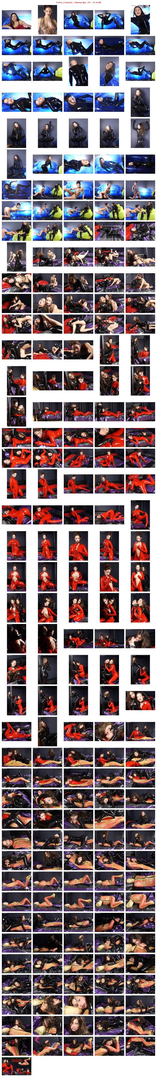 2 Girls 2 Catsuits 1 Mummy Bag