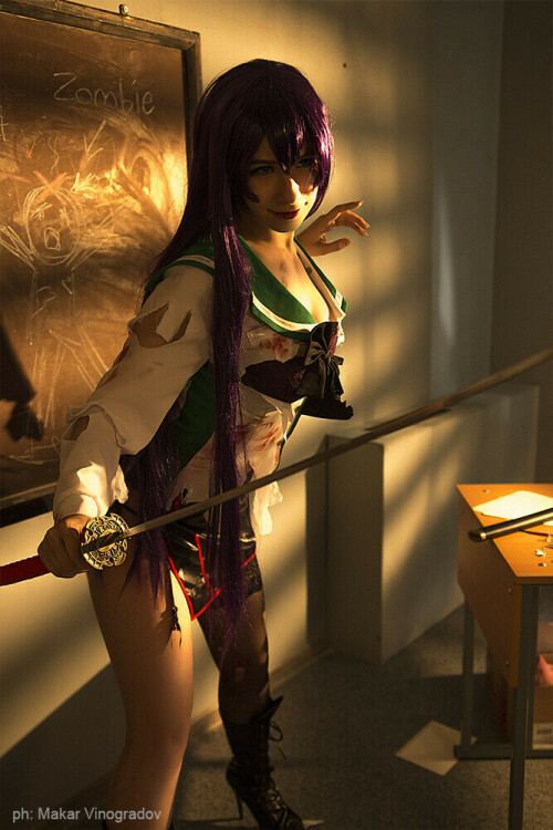 22 highschool of the dead rei and saeko cosplay by disharmonica dbzz36m