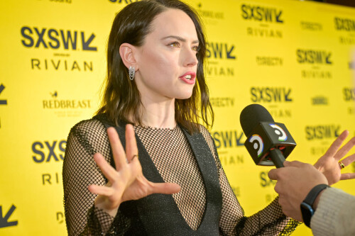 Daisy Ridley at the "We Bury The Dead" Premiere during the SXSW Conference & Festivals held at the ZACH Theatre on March 9, 2025 in Austin, Texas. (Photo by Amanda Stronza/SXSW Conference & Festivals via Getty Images)
