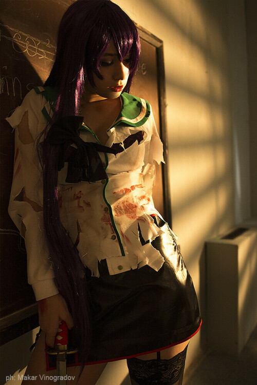 23 highschool of the dead rei and saeko cosplay by disharmonica dbzz377