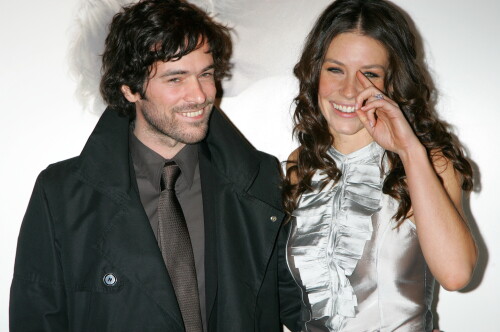 ROMAIN DURIS & EVANGELINE LILLY - PREMIERE OF THE MOVIE ' ET APRES ' AT UGC AMBASSADE .