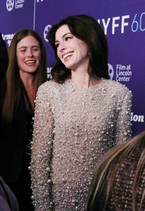 October 12,  2022 Anne Hathaway  attend  New York Film Festival60 present Focus Features premiere of Armageddon Time at Alice Tully Hall Lincoln Center  in New York October 12, 2022  Credit:Roger Wong/instarimages.com