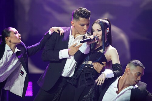 DICK CLARK NEW YEARS ROCKIN EVE WITH RYAN SEACREST 2023 - ABCs "Dick Clarks New Years Rockin Eve with Ryan Seacrest" is the preeminent destination for viewers to ring in the New Year. Hosted by Ryan Seacrest live from Times Square, the show celebrates the years very best in music featuring a night superstar performances. The nations most-watched New Years Eve celebration, which gives viewers a look at New Years celebrations from around the globe, will wrap up the holiday season. "Dick Clarks New Years Rockin Eve with Ryan Seacrest 2023" airs live Saturday, Dec. 31, beginning at 8/7c on ABC. (Christopher Willard/ABC via Getty Images)DOVE CAMERON