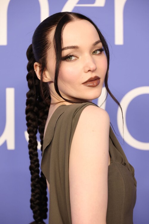 INGLEWOOD, CALIFORNIA - MARCH 01: Dove Cameron attends 2023 Billboard Women In Music at YouTube Theater on March 01, 2023 in Inglewood, California. (Photo by Monica Schipper/Getty Images)