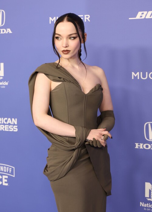INGLEWOOD, CALIFORNIA - MARCH 01: Dove Cameron attends 2023 Billboard Women In Music at YouTube Theater on March 01, 2023 in Inglewood, California. (Photo by Monica Schipper/Getty Images)