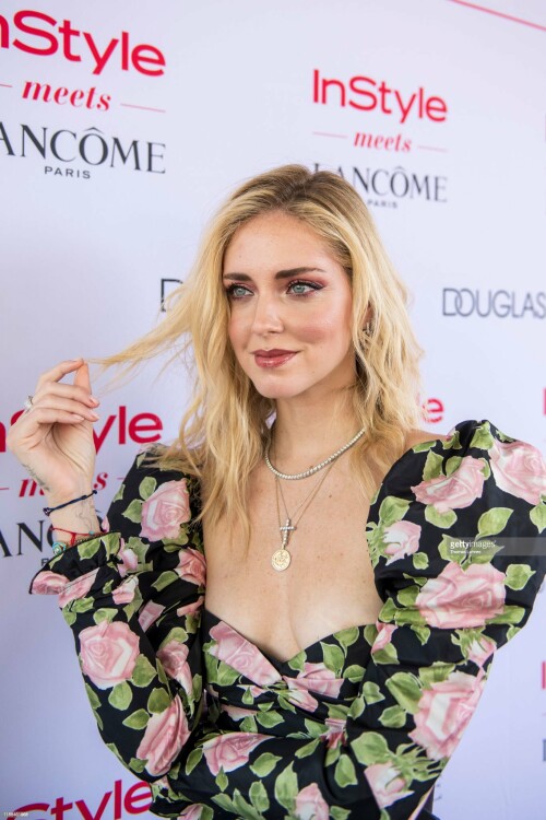 FRANKFURT AM MAIN, GERMANY - JUNE 26: Chiara Ferragni attends the InStyle Meets Lancome Paris X Chiara Ferragni event on June 26, 2019 in Frankfurt am Main, Germany. (Photo by Thomas Lohnes/Getty Images for InStyle)