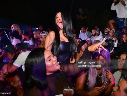 ATLANTA, GA - SEPTEMBER 03:  Cardi B attends Luda birthday celebration at Compound on September 3, 2017 in Atlanta, Georgia.  (Photo by Prince Williams/WireImage)