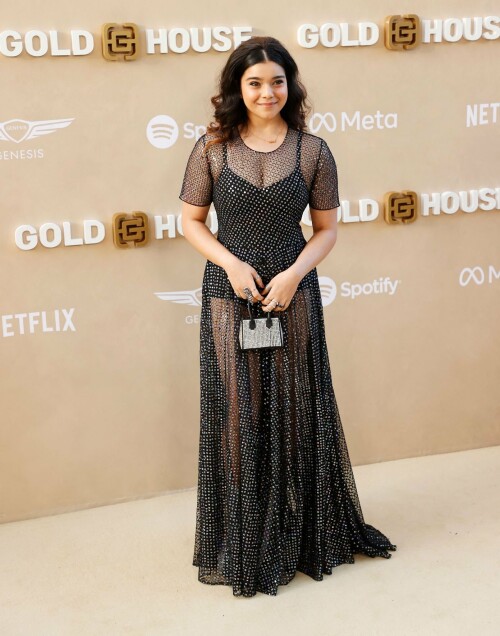 Pakistani-Canadian actress Iman Vellani arrives for the second annual Gold Gala at the Music Center in Los Angeles, California on May 6, 2023. (Photo by Michael Tran / AFP) (Photo by MICHAEL TRAN/AFP via Getty Images)
