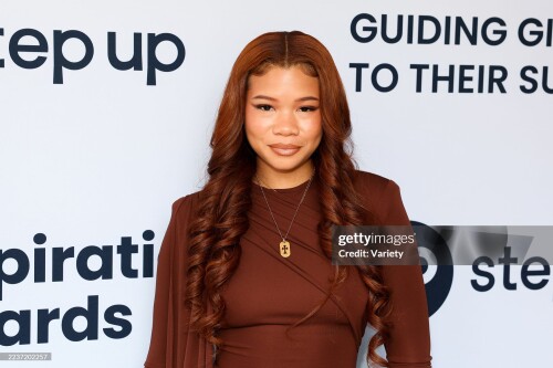 Storm Reid at Step Up's Inspiration Awards held at Skirball Cultural Center on September 26, 2025 in Los Angeles, California. (Photo by Jesse Grant/Variety via Getty Images)