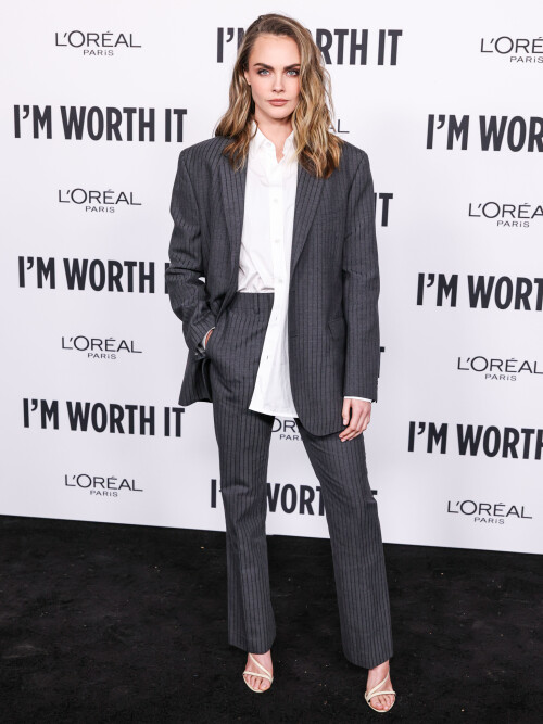 HOLLYWOOD, LOS ANGELES, CALIFORNIA, USA - NOVEMBER 21: 19th Annual L'Oreal Paris' Women Of Worth Celebration 2024 held at NeueHouse Hollywood on November 21, 2024 in Hollywood, Los Angeles, California, United States. (Photo by Xavier Collin/Image Press Agency)Pictured: cara delevingneRef: BLU_S8051513 221124 NON-EXCLUSIVEPicture by: Xavier Collin/Image Press Agency / SplashNews.comSplash News and PicturesUSA: 310-525-5808 UK: 020 8126 1009eamteam@shutterstock.comWorld Rights, No Italy Rights