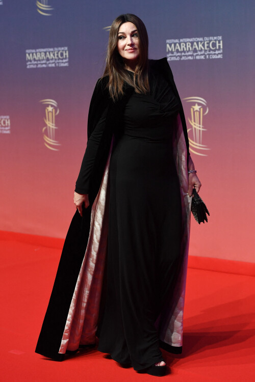 Monica Bellucci attending the Opening Ceremony red carpet during the 21st Marrakech International Film Festival in Marrakech, Morocco on November 29, 2024. Photo by Aurore Marechal/ABACAPRESS.COM