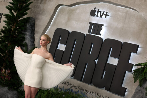 Mandatory Credit: Photo by John Salangsang/Shutterstock (15146248gi)Anya Taylor-Joy in Dioir'The Gorge' Premiere, Los Angeles, California, USA - 12 Feb 2025