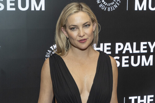 Kate Hudson wearing dress by Proenza Schouler attends Netflixs Running Point: Exclusive Screening and Discussion at Paley Center in New York on February 26, 2025. (Photo by Lev Radin/Sipa USA)
