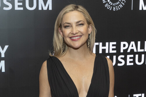 Kate Hudson wearing dress by Proenza Schouler attends Netflixs Running Point: Exclusive Screening and Discussion at Paley Center in New York on February 26, 2025. (Photo by Lev Radin/Sipa USA)