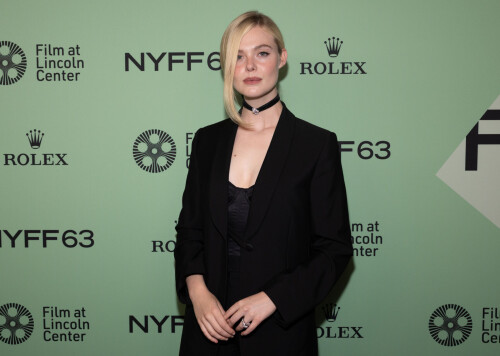 Elle Fanning attends the premiere of "Sentimental Value" at Alice Tully Hall during the 63rd New York Film Festival on Tuesday, Sept. 30, 2025, in New York. (Photo by CJ Rivera/Invision/AP)