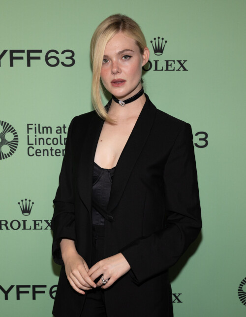 Elle Fanning attends the premiere of "Sentimental Value" at Alice Tully Hall during the 63rd New York Film Festival on Tuesday, Sept. 30, 2025, in New York. (Photo by CJ Rivera/Invision/AP)