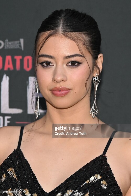 LOS ANGELES, CALIFORNIA - MAY 31: Amber Midthunder attends 2025 Beyond Fest "Predator: Killer Of Killers" launch event at The Egyptian Theatre Hollywood on May 31, 2025 in Los Angeles, California. (Photo by Andrew Toth/WireImage)