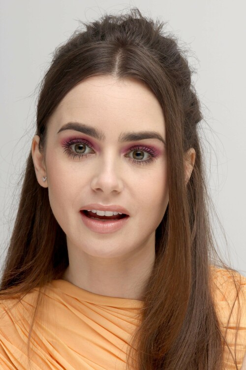 No Tabloids/Just Released, Los Angeles, CA -20190202 - Press Conference for Les Miserables-PICTURED: Lily Collins-PHOTO by: MUNAWAR HOSAIN/startraksphoto.comThis is an editorial, rights-managed image. Please contact Startraks Photo for licensing fee and rights information at sales@startraksphoto.com or call +1 212 414 9464 This image may not be published in any way that is, or might be deemed to be, defamatory, libelous, pornographic, or obscene. Please consult our sales department for any clarification needed prior to publication and use. Startraks Photo reserves the right to pursue unauthorized users of this material. If you are in violation of our intellectual property rights or copyright you may be liable for damages, loss of income, any profits you derive from the unauthorized use of this material and, where appropriate, the cost of collection and/or any statutory damages awarded