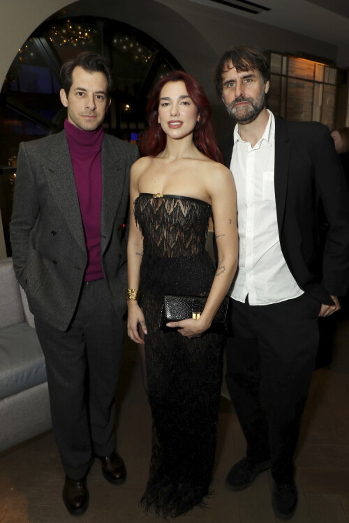 'Barbie' Cast Celebrate Gotham Global Icon And Creator Tribute Award In New York ** STORY AVAILABLE, CONTACT SUPPLIER** Featuring: Mark Ronson, Dua Lipa, Andrew Wyatt Where: New York, New York, United States When: 28 Nov 2023 Credit: Marion Curtis/StarPix for Warner Bros./startraksphoto.com  (Cover Images via AP Images)