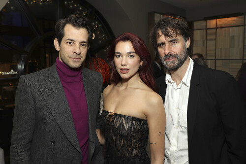 'Barbie' Cast Celebrate Gotham Global Icon And Creator Tribute Award In New York ** STORY AVAILABLE, CONTACT SUPPLIER** Featuring: Mark Ronson, Dua Lipa, Andrew Wyatt Where: New York, New York, United States When: 28 Nov 2023 Credit: Marion Curtis/StarPix for Warner Bros./startraksphoto.com  (Cover Images via AP Images)