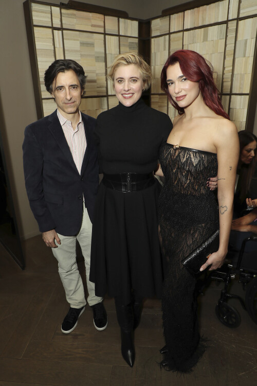 'Barbie' Cast Celebrate Gotham Global Icon And Creator Tribute Award In New York ** STORY AVAILABLE, CONTACT SUPPLIER** Featuring: Noah Baumbach, Greta Gerwig, Dua Lipa Where: New York, New York, United States When: 28 Nov 2023 Credit: Marion Curtis/StarPix for Warner Bros./startraksphoto.com  (Cover Images via AP Images)