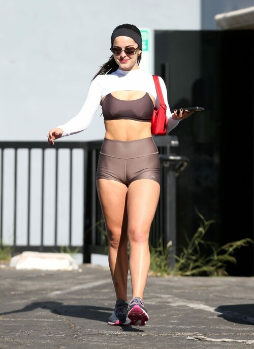 Addison Rae Sexy Legs and Camel Toe 28 scaled