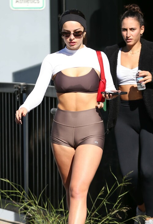 Addison Rae Sexy Legs and Camel Toe 7