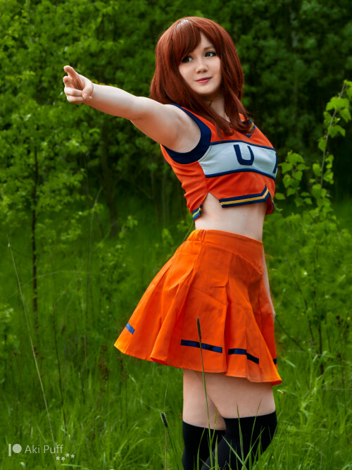 Aki Puff Cheerleader Uraraka 14