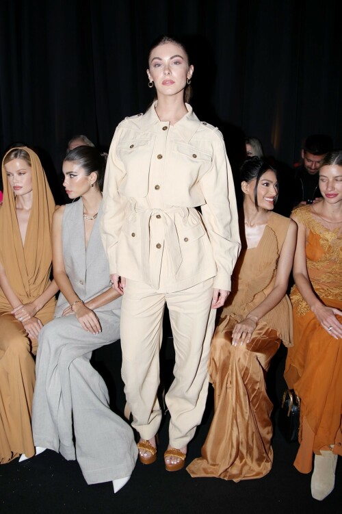 Alberta Ferretti Front Row Milan Fashion Week Womenswear FallWinter 2023 2024 2