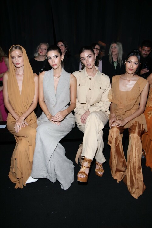 Alberta Ferretti Front Row Milan Fashion Week Womenswear FallWinter 2023 2024 6