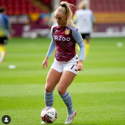 Alisha Lehmann playing football hot